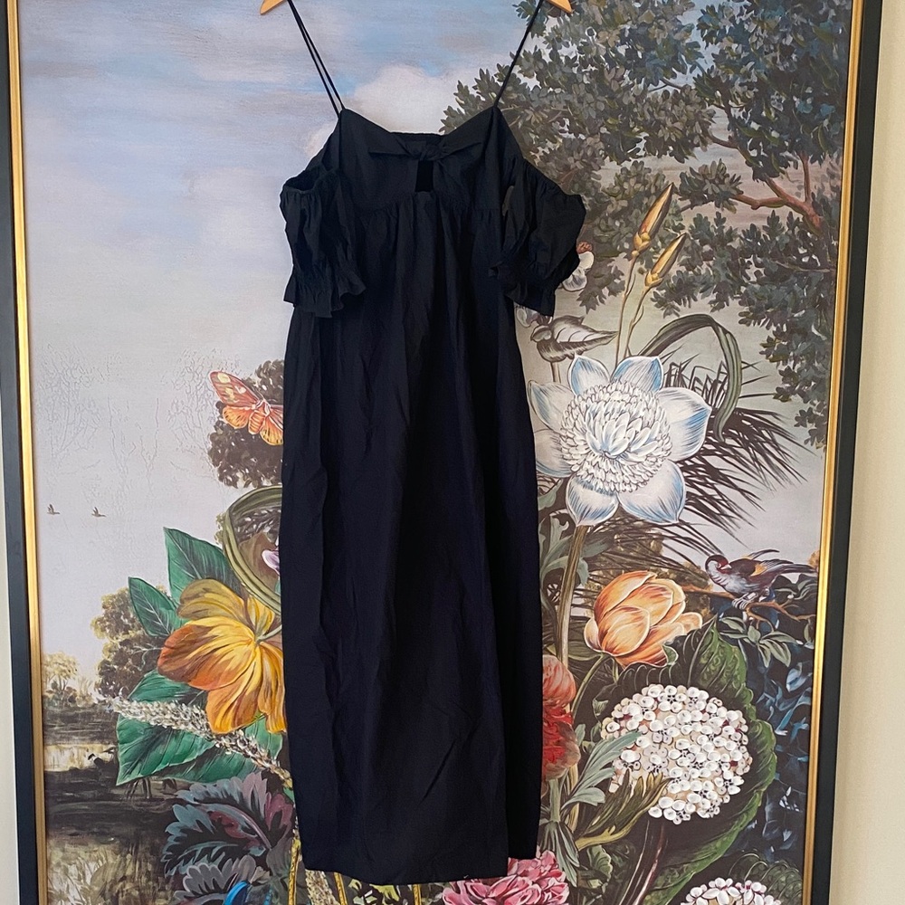 a new day Cold Shoulder Black Dress